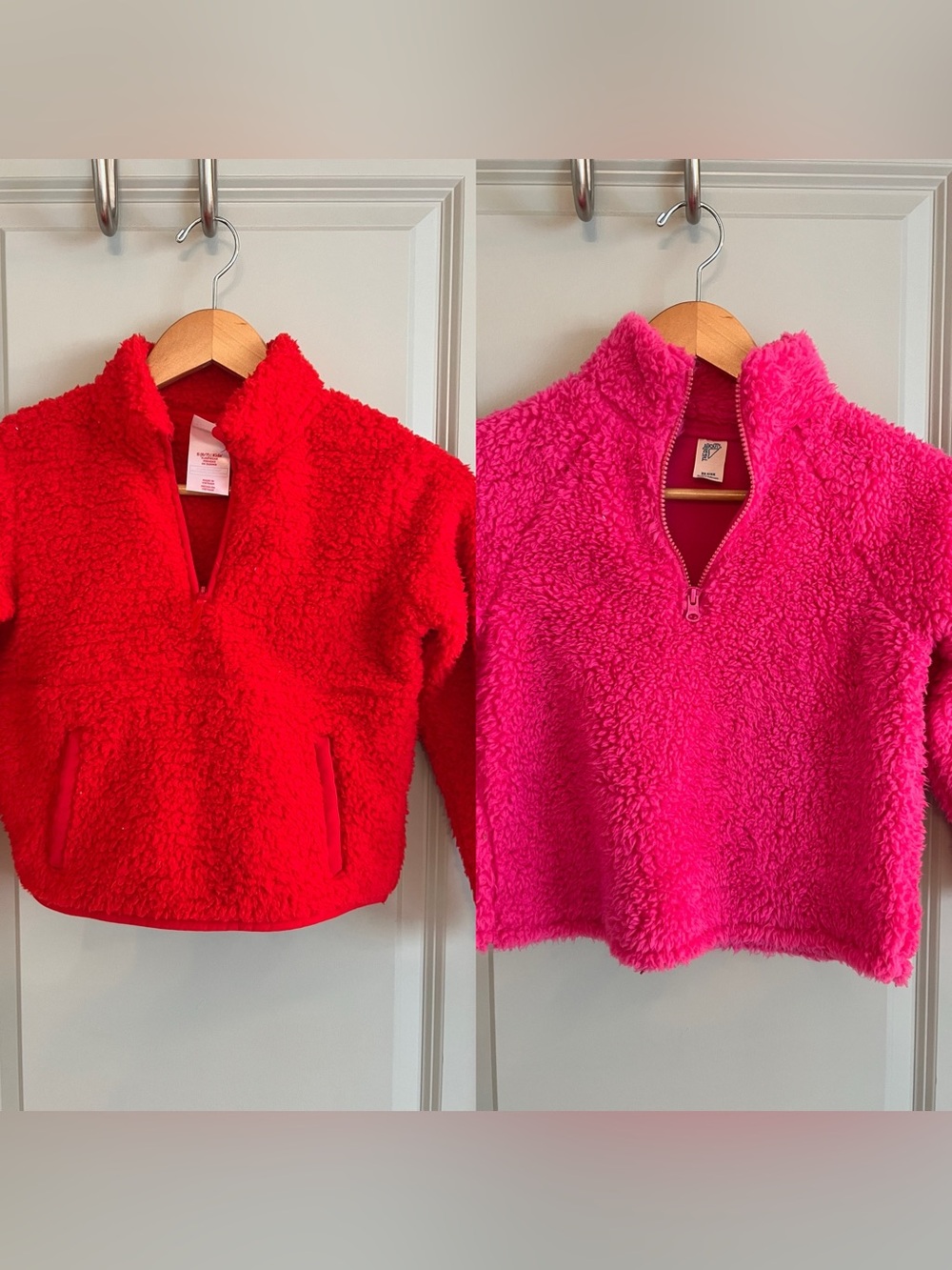 LOT! 2 Girls Pullover Fleeces Size 6 XS